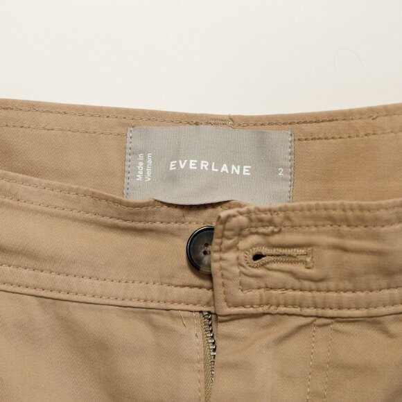 The Barrel Pant Everlane Size 2 Women's Trench Coat Khaki - Picture 7 of 16